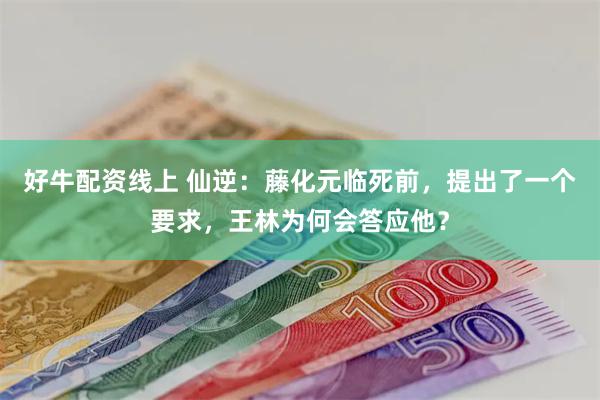 好牛配资线上 仙逆：藤化元临死前，提出了一个要求，王林为何会答应他？