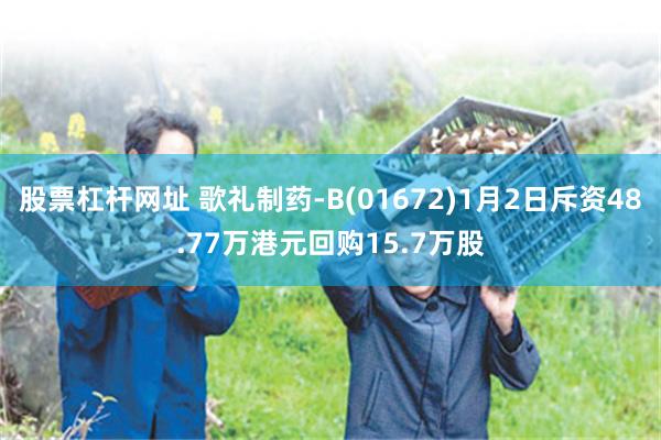 股票杠杆网址 歌礼制药-B(01672)1月2日斥资48.77万港元回购15.7万股